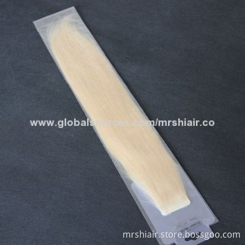 16inch Indian Remy skin weft tape in hair extensions 20pieces a lot 4* 0.6cm